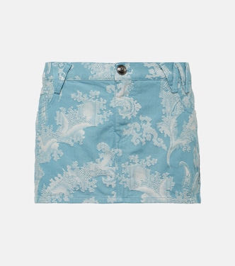 Minifalda Foam de denim en jacquard | Vivienne Westwood