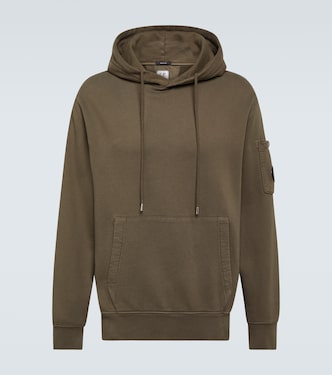Lens cotton fleece hoodie | C.P. Company
