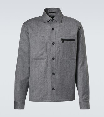 Padded wool mélange overshirt | Zegna