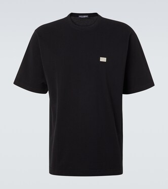 Logo cotton piqué T-shirt | Dolce&Gabbana