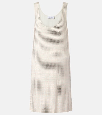 فستان قصير مع تزيين بالكريستال | The Attico