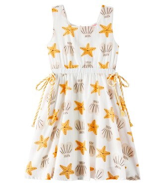 Starfish printed cotton-blend dress | Fábula