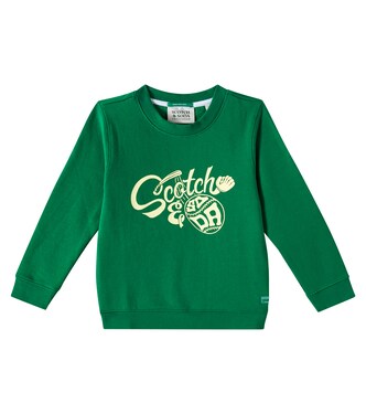 Logo cotton sweatshirt | Scotch & Soda Kids