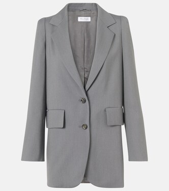 Ebridi wool, mohair, and silk blazer | Max Mara