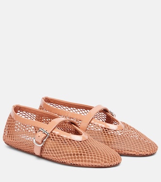 Fishnet ballet flats | Alaïa