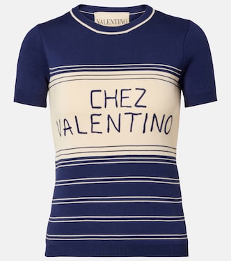 T-shirt Chez Valentino in cotone | Valentino