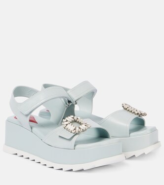 Sandali in pelle con plateau  | Roger Vivier