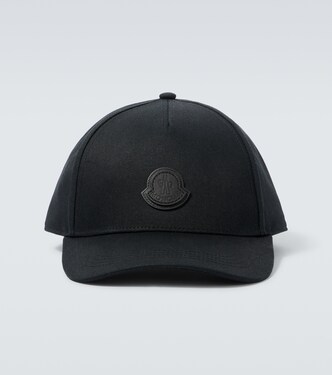 레더 트리밍 코튼 베이스볼 캡 | Moncler
