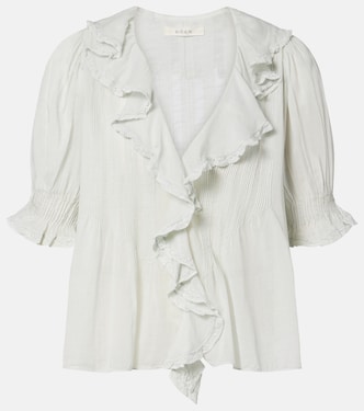 Blouse brodée en coton | Dôen