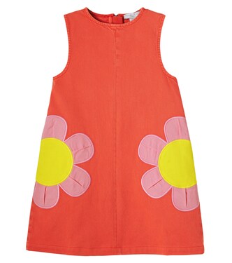 Abito in denim con applicazione | Stella McCartney Kids