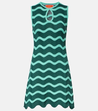 Minikleid Wavy aus Häkelstrick | La DoubleJ