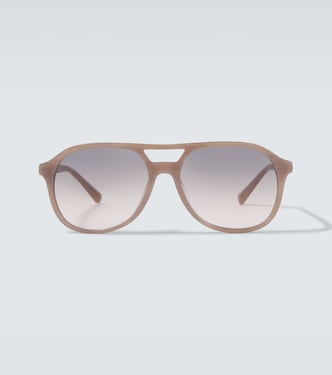 Logo aviator sunglasses | Brunello Cucinelli