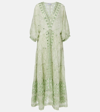Robe longue en coton à ornements | Juliet Dunn
