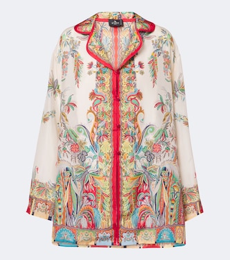 Paisley oversized silk shirt | Etro
