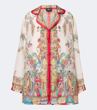 페이즐리 오버사이즈 실크 셔츠 | Etro