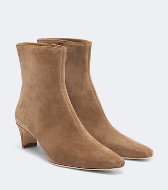 Ankle Boots Wally aus Veloursleder | Staud