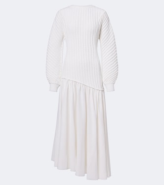 Asymmetric midi dress | Bottega Veneta
