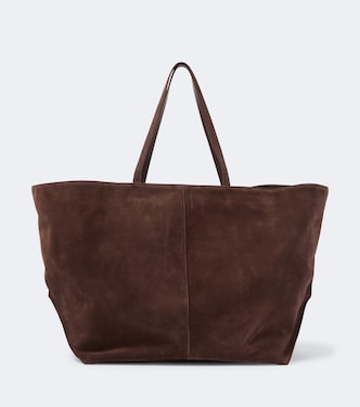 Linea Maxi suede tote bag | Jil Sander