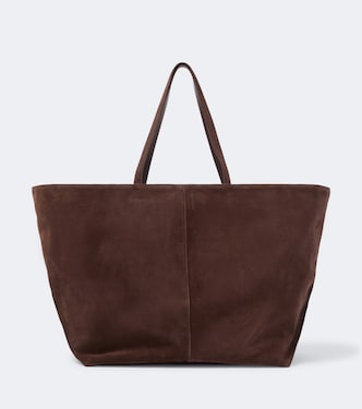 Linea Maxi suede tote bag | Jil Sander