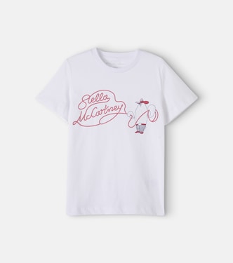 T-shirt en coton à imprimé | Stella McCartney Kids