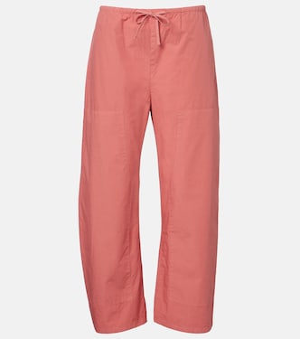 Kyoto cropped cotton wide-leg pants | Leset