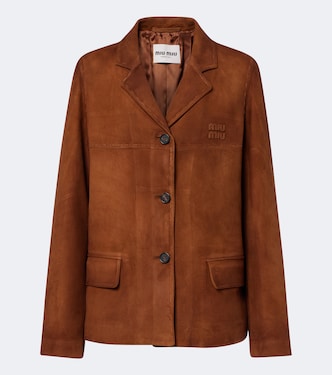 Jacke aus Veloursleder  | Miu Miu