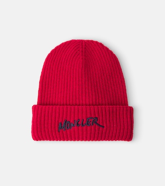 Ribbed-knit wool and cashmere beanie | Moncler Enfant