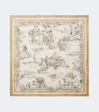 Scout printed silk scarf | Alémais