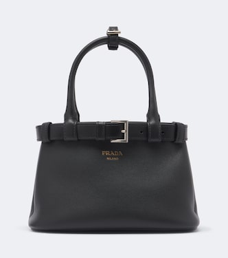 Prada Buckle Small leather top-handle bag | Prada