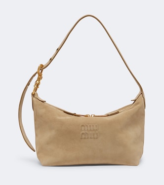 Spirit suede shoulder bag | Miu Miu