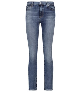 Mari high-rise stretch-cotton jeans | AG Jeans