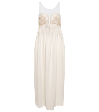 Robe longue en soie | Maison Margiela