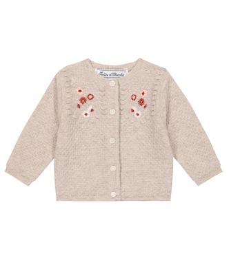Baby - Cardigan in lana con ricami | Tartine et Chocolat