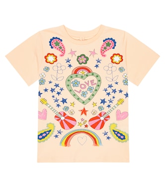 Printed cotton jersey T-shirt | Stella McCartney Kids