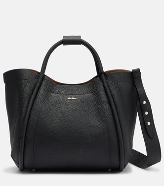 Marine leather tote bag | Max Mara