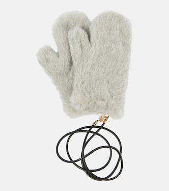 Ombrato teddy mittens | Max Mara