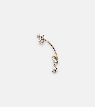 Grand Stella 14kt gold single earring with diamonds | Sophie Bille Brahe