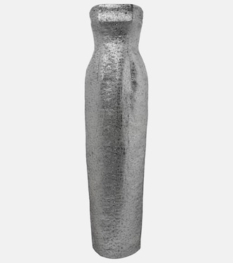 Laelia jacquard bustier gown | Emilia Wickstead