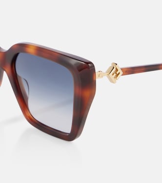 FF Diamonds cat-eye sunglasses in brown - Fendi | Mytheresa