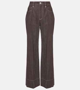 Mid-rise wide-leg jeans | Brunello Cucinelli