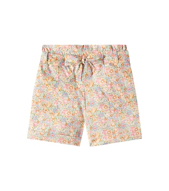 Elmie floral cotton shorts | Bonpoint