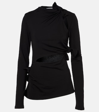 Cutout jersey top | Acne Studios