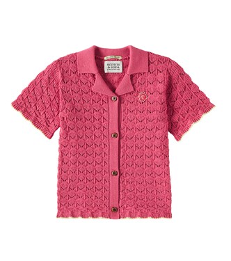 Knitted cotton-blend top | Scotch & Soda Kids