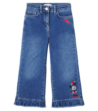 x Disney® Minnie Mouse straight jeans | Monnalisa