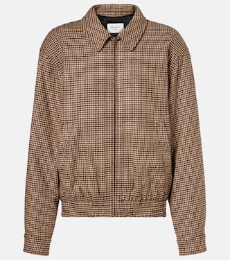 Houndstooth padded jacket | Saint Laurent