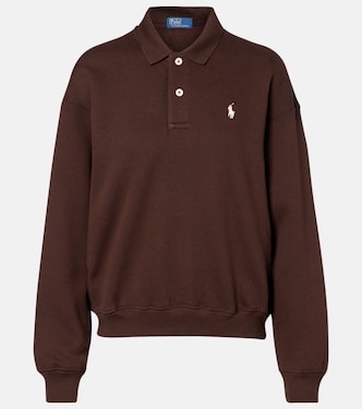 Logo cotton-blend fleece sweatshirt | Polo Ralph Lauren