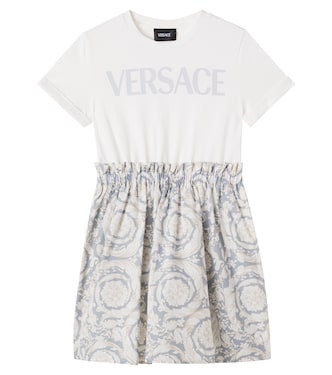 Barocco Kids cotton jersey dress | Versace Kids