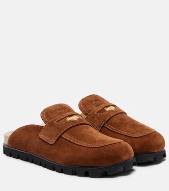 Slippers Oliva aus Veloursleder | Miu Miu