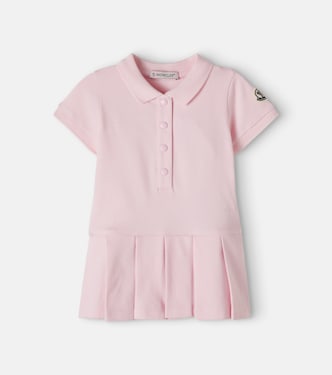 Bebé - Vestido polo en piqué de algodón | Moncler Enfant