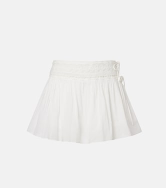 Danielle lace-trimmed cotton skort | Posse
